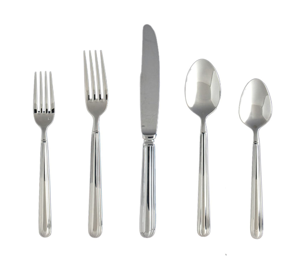 Fortessa Metropolitan 18/10 Stainless Steel Flatware 20 Piece Place Setting, Service for 4