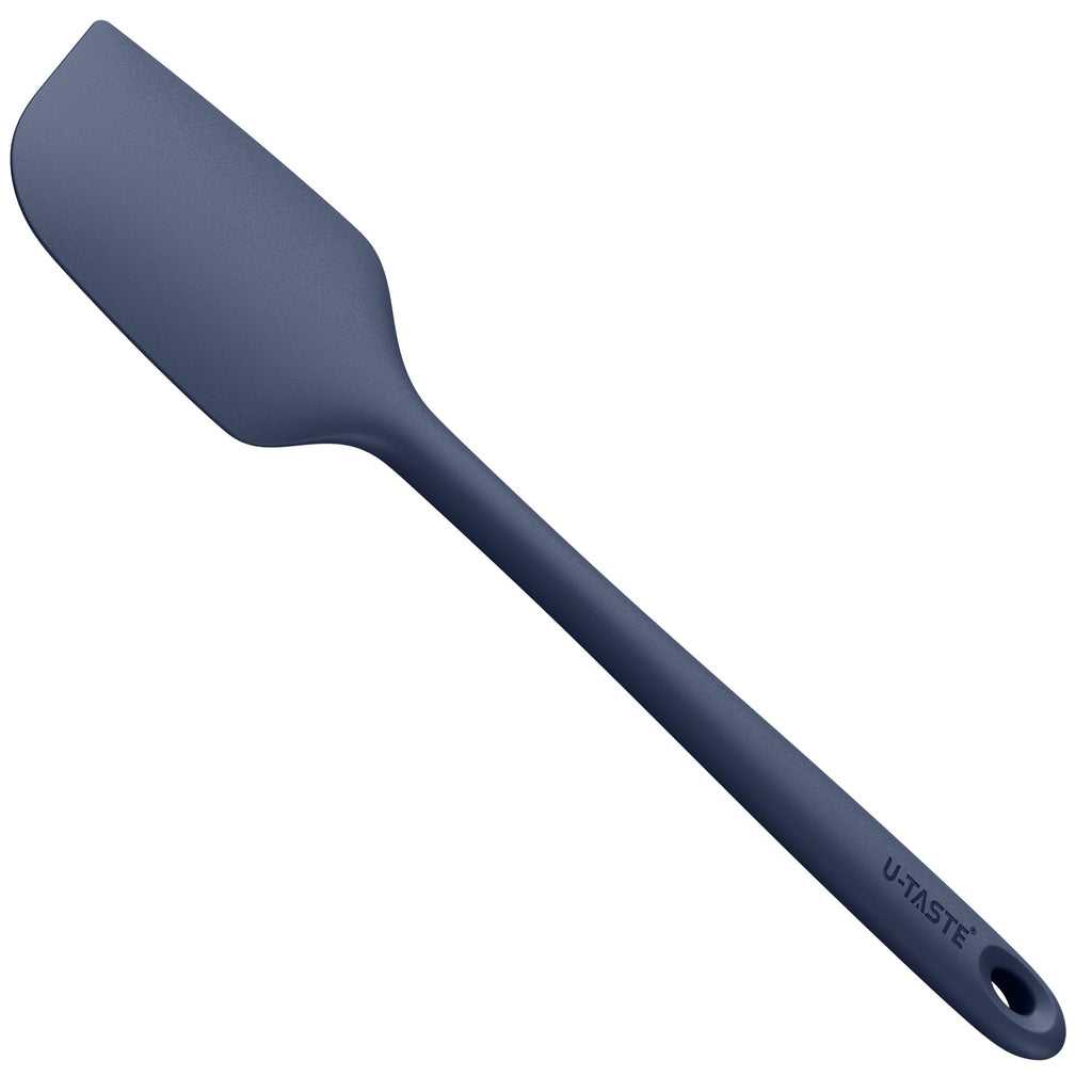 U-Taste Silicone Spoon Spatula, 480°F High Temp Spoonula, 11.38", Black