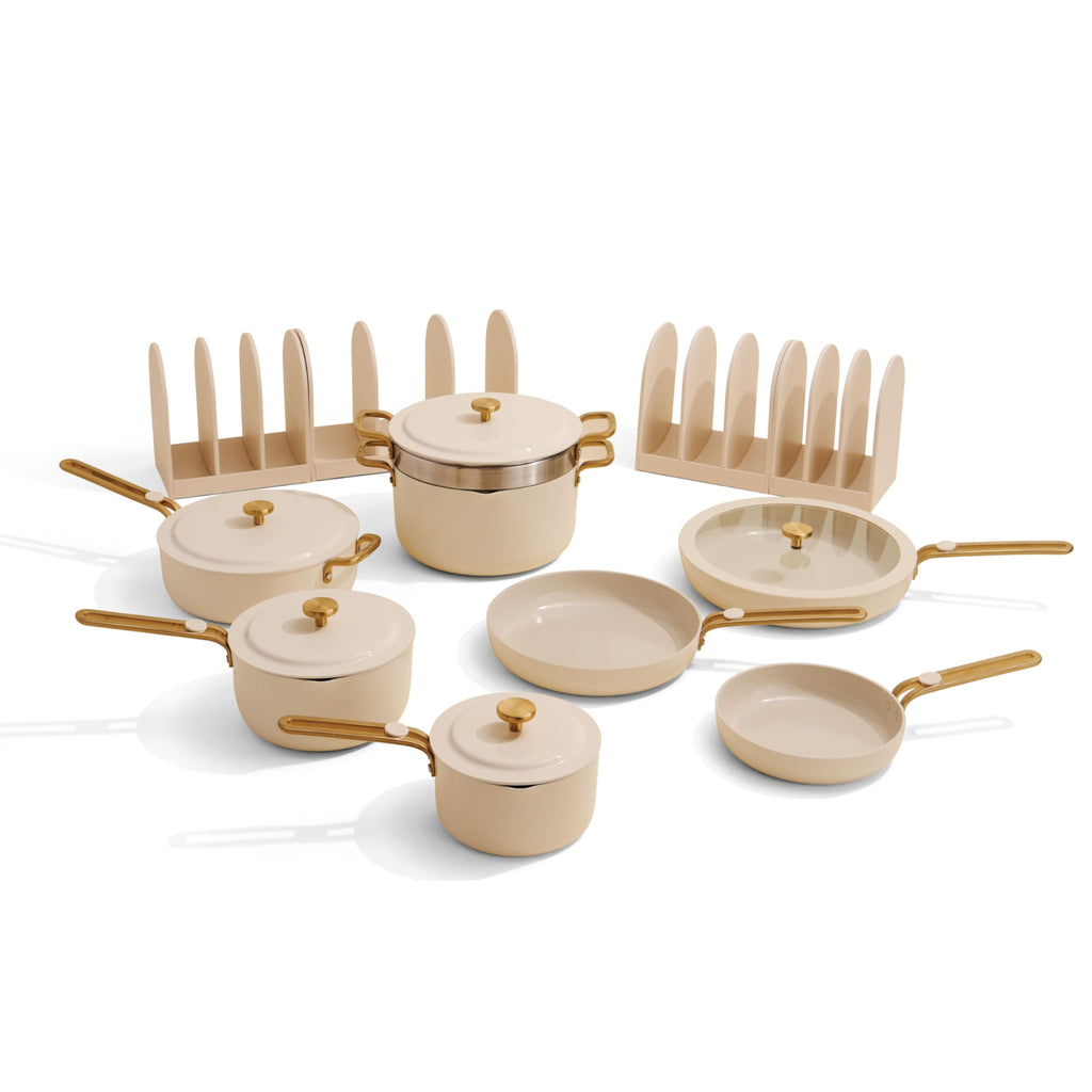 Our Place Essentials Cookware Set, 11-Piece Ceramic Cookware Set