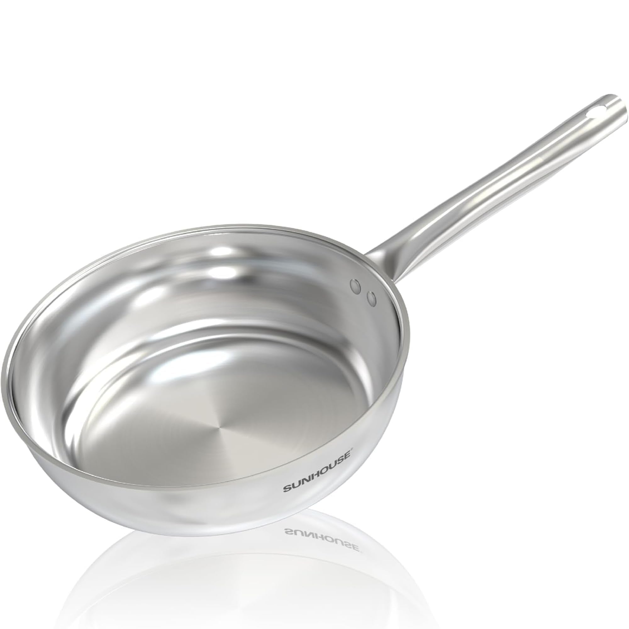Sunhouse 10 Inch Stainless Steel Frying Pan Skillet