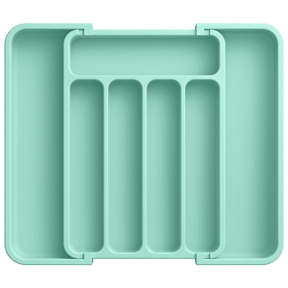 Aujen Silverware Drawer Organizer, Adjustable Utensil Cutlery Tray