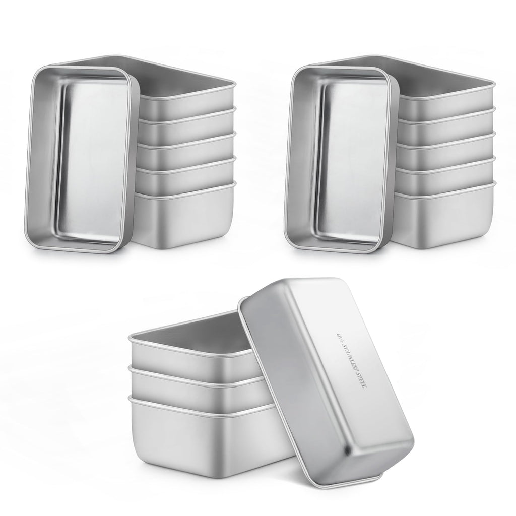 LIANYU Bread Loaf Pans Set of 4, 1 Large (12x5 Inch) & 3 Medium (9x5 Inch)
