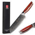 YARENH Santoku Knife 7 Inch, 67-Layer Damascus Steel Chef Knife, Sharp Long-Lasting Sharpness, Rust-Resistant, Kitchen Knife for Professional and Home Use