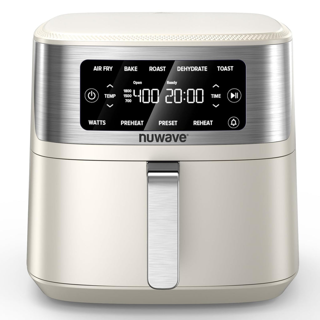 Nuwave Brio Plus 7QT Air Fryer, Extra Crispy Results w/Less Oil, PFAS-Free