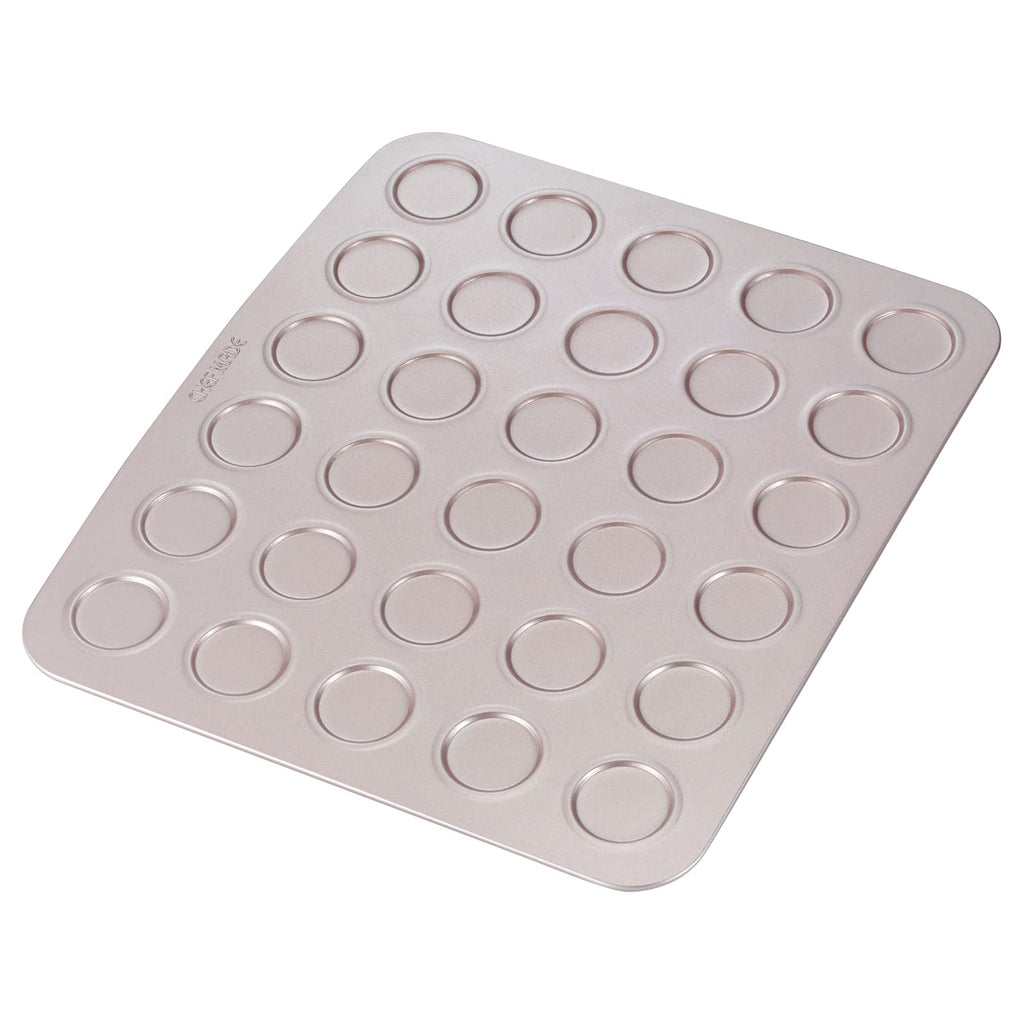 CHEFMADE Muffin Cake pan, 12-Cavity Non-Stick Chestnut-Shaped Bakeware for Oven Baking (Champagne Gold)