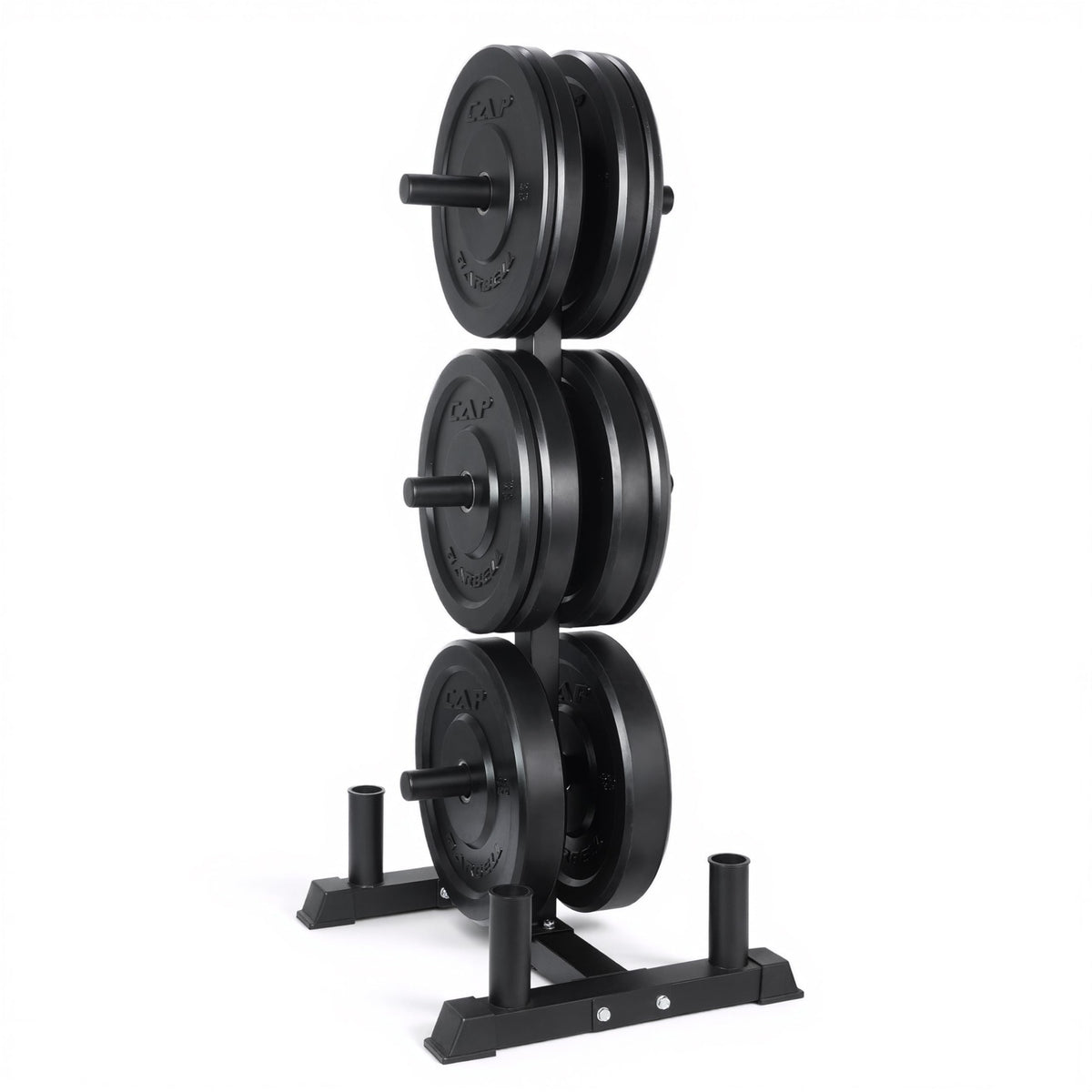 CAP 260lb Competition Olympic Bumper Plate Weight Set