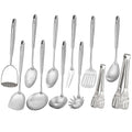 6 PCS All Metal Cooking Utensils Set - 18/10 Stainless Steel Kitchen Tools