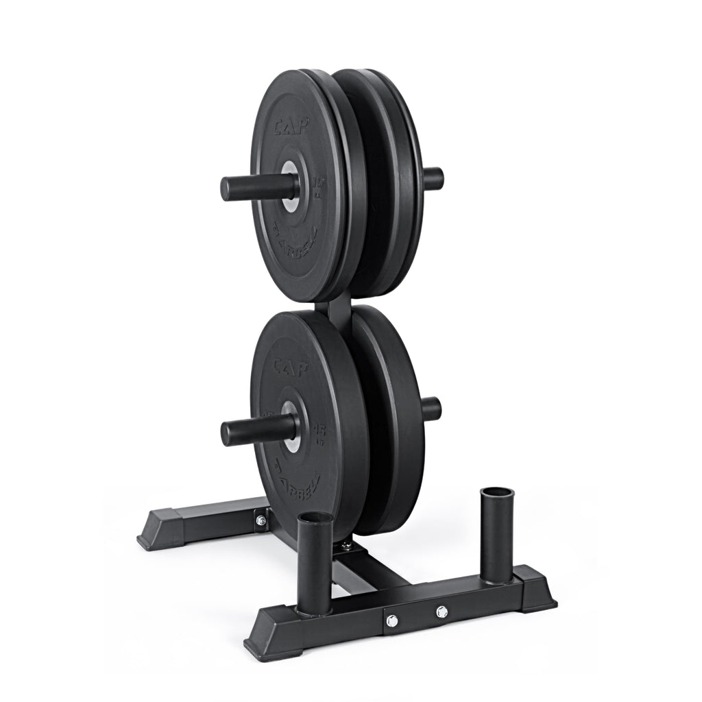 CAP 260lb Competition Olympic Bumper Plate Weight Set