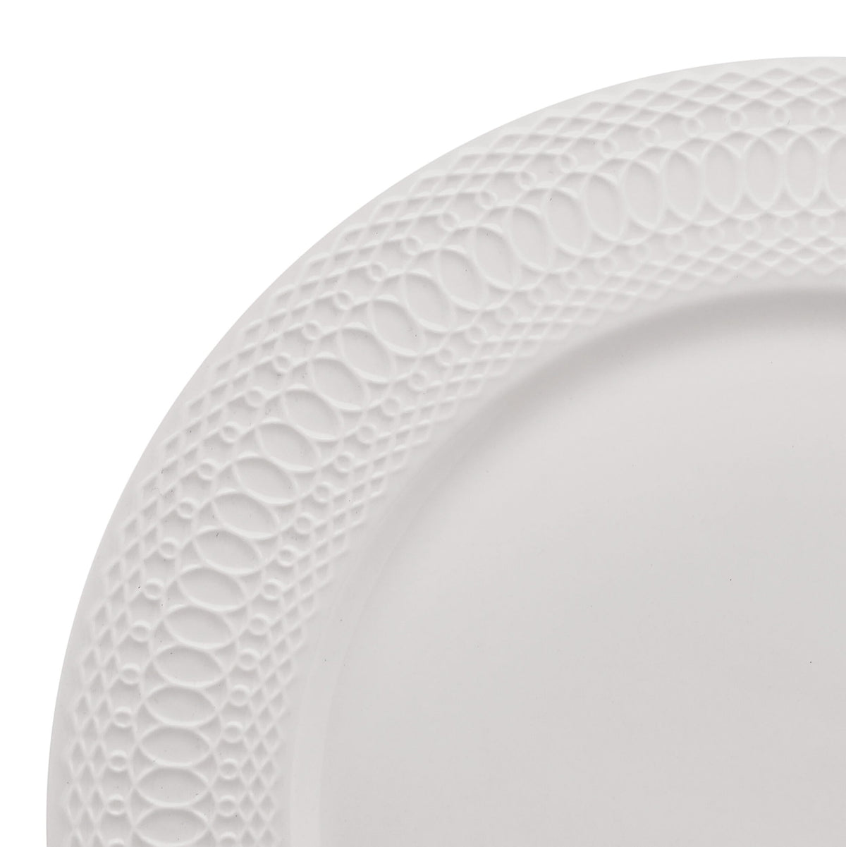 Mikasa Levi 40 Piece Bone China Dinnerware Set, Embossed Plates Bowls, Chip-Resistant, Lightweight, Elegant and Durable, Service for 8, White