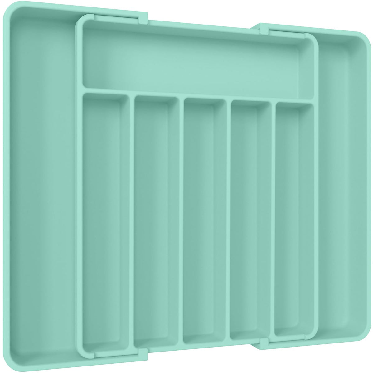 Aujen Silverware Drawer Organizer, Adjustable Utensil Cutlery Tray