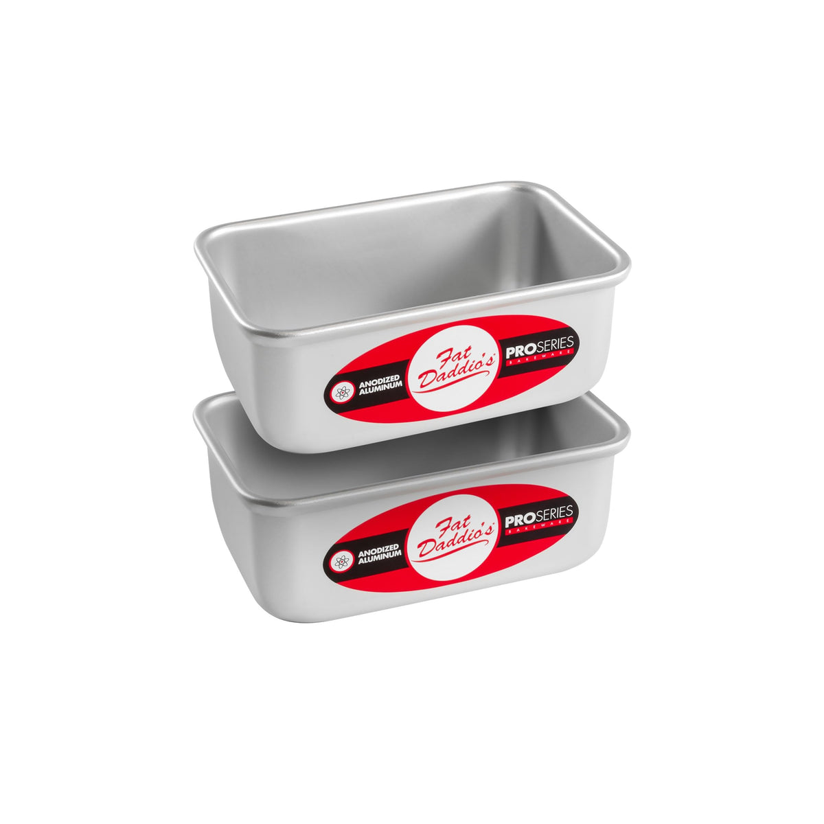 Fat Daddio's BP-5643 Anodized Aluminum Bread Loaf Pan, 9 x 5 x 2.5 inch