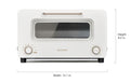 BALMUDA The Toaster Pro | Steam Oven Toaster | Compact Size 14.1″W × 12.6″D × 8.2″H | 6 Modes: Shokupan, Golden Toast, Pizza, Croissant, Oven, Salamander Grill | (Baking Tray Sold Separately) | Black