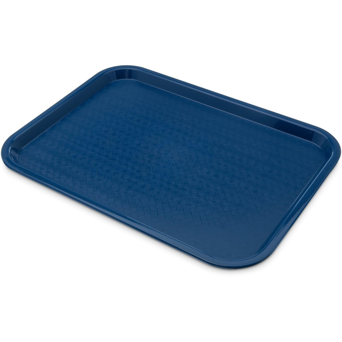 Carlisle FoodService Products Café Cafeteria Tray, Fast Food Tray for Restaurant or Commercial Use, 12" x 16", 24 Count, Blue