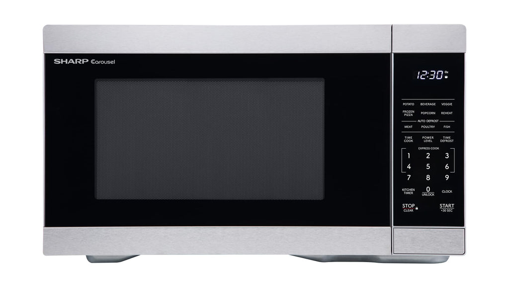 Sharp SMC1161KB 1.1 cu. ft. 1000W Black Countertop Microwave Oven