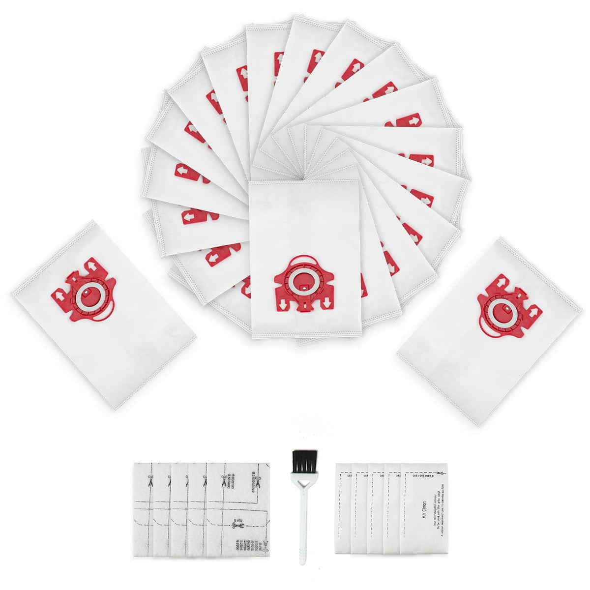 3D Airclean Dust Bags Replacement for Miele FJM Vacuum Compact C2