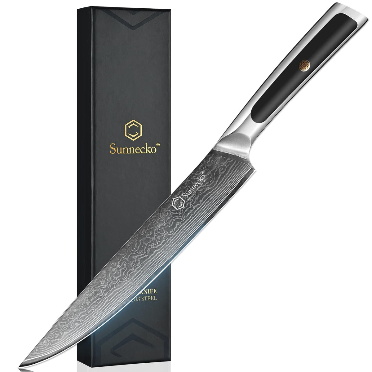 Kitchen Knife Japanese Damascus Nakiri Knife 7 Inch