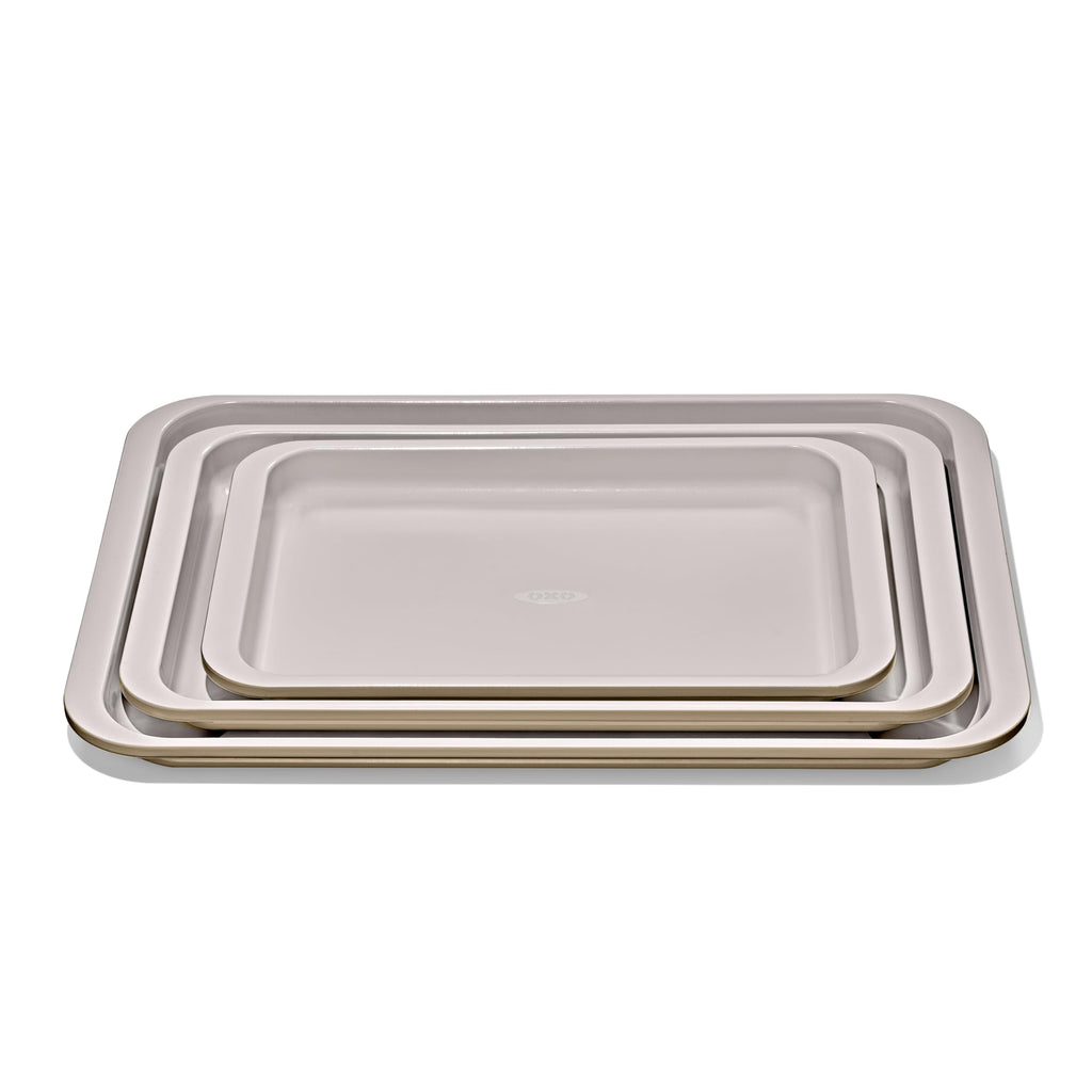 OXO Good Grips Non-Stick Pro Ceramic Coated Metal Bakeware Half Sheet Pan