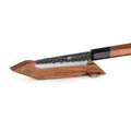 FINDKING Magnetic Edge Guard with Stand, Walnut Wood Blade Cover & Mini Knife Block for Counter Storage, Portable Protector for 5" Paring Knife