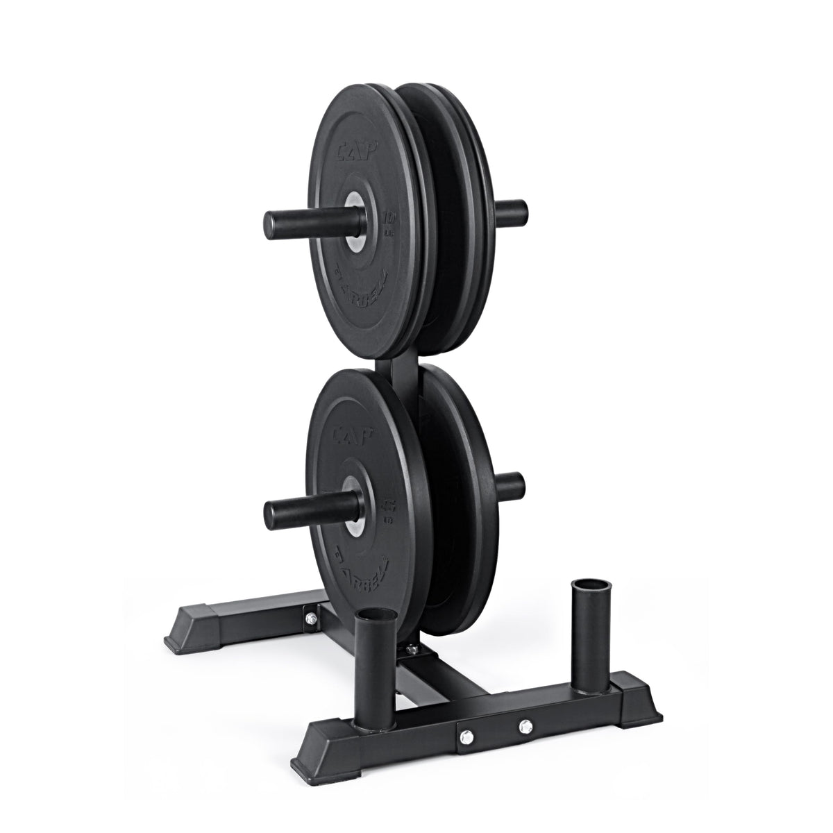 CAP 260lb Competition Olympic Bumper Plate Weight Set