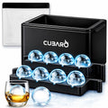 Clear Ice Ball Maker - Round Ice Cube Mold, 8 Spheres, 2-Inch by CUBARO