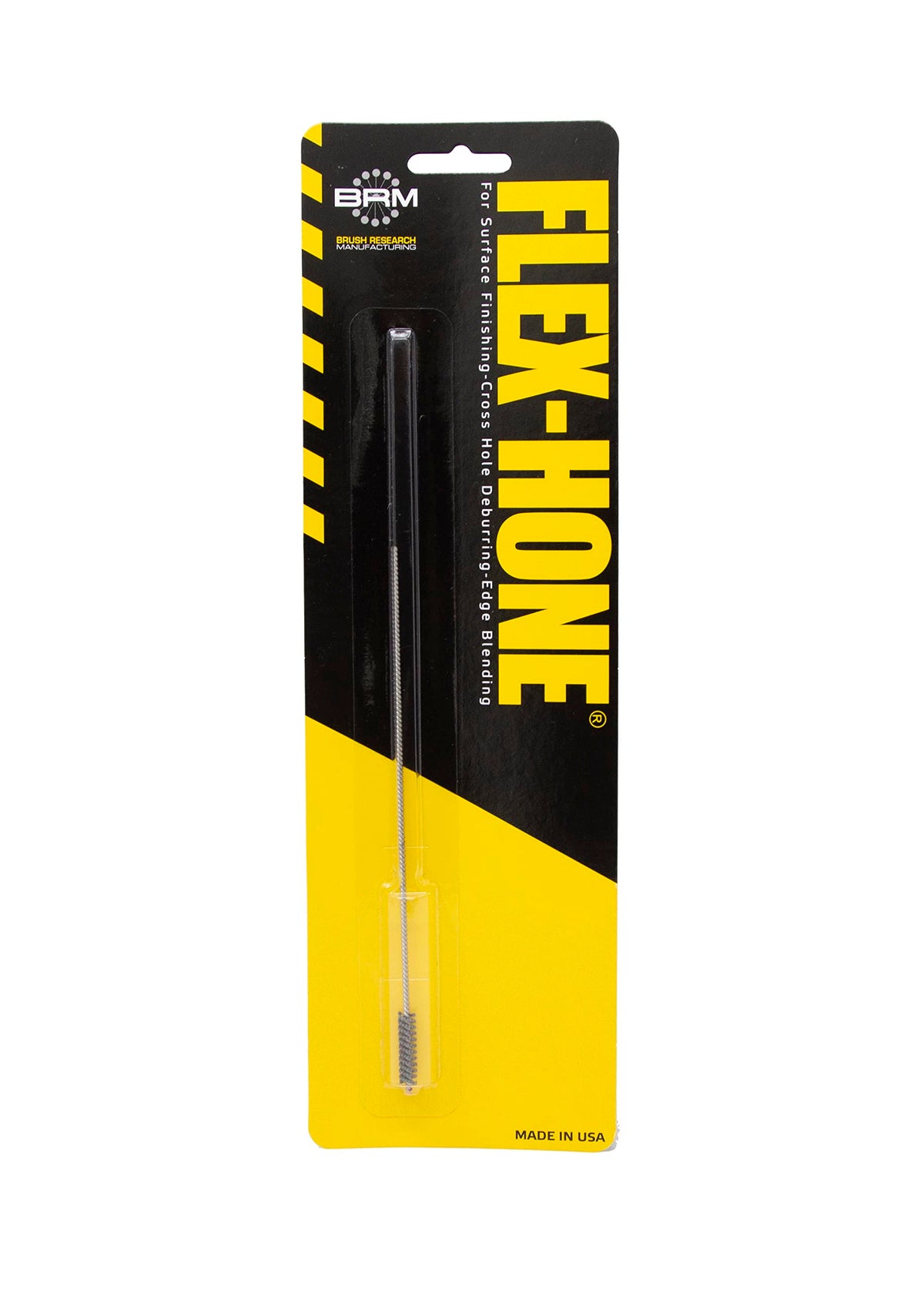 Brush Research BC45M18 FLEX-HONE®, 0.177" (4.5mm) Diameter, 180 Grit, Silicon Carbide, for Mild Steel, Stainless Steel, Cast Iron and Softer Ferrous Materials