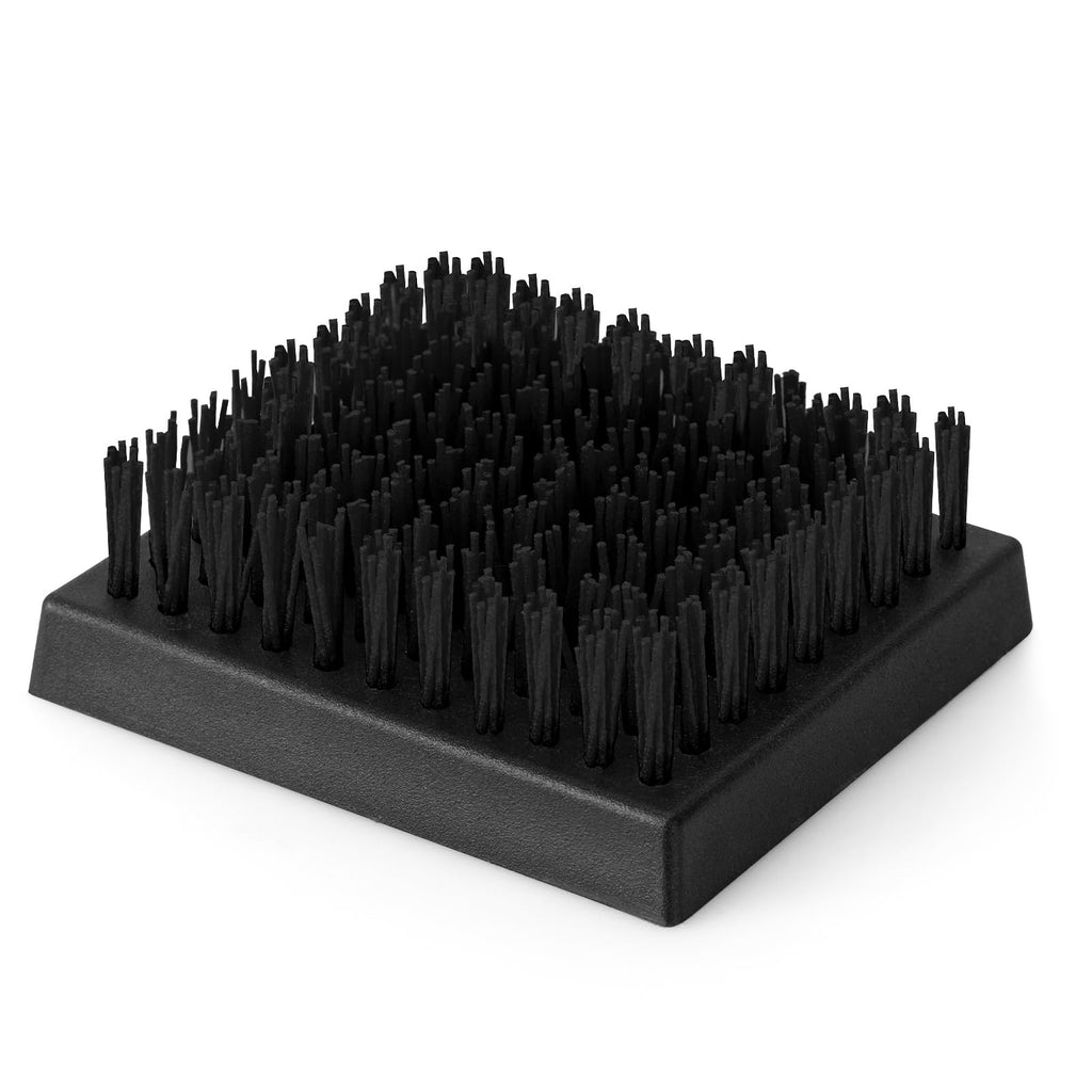 XUDAKAIXIN Grill Brush and Scraper, Dual Grip Design,Extra Strong BBQ Cleaner Accessories,Safe Nylon Bristles Barbecue Triple Scrubbers Cleaning Brush for Cast Iron Grates/Porcelain/Charcoal Grill
