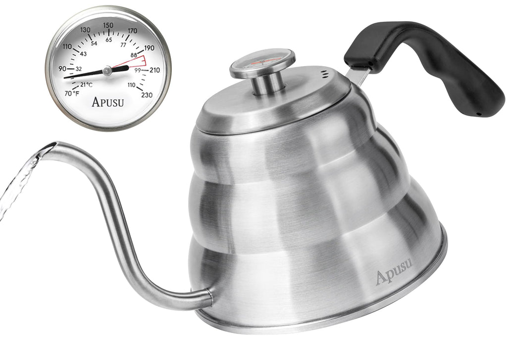 Pour Over Coffee Kettle,Gooseneck Camping Coffee Maker Pot,Small,304,12oz
