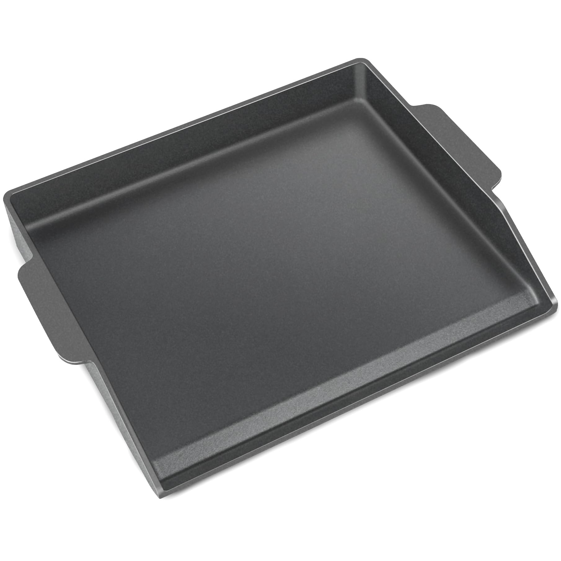 Cast Iron Griddle for Gas Grill Stove Top Plate Universal Flat Griddle Insert Stovetop Skillet Charcoal Electric Range Oven Large Cooking Pan Replacement Outdoor Camp Camping Part 23" x 16"