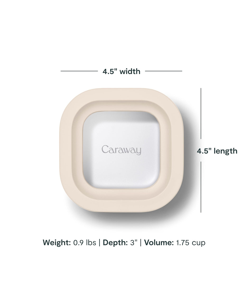 Caraway 2-Piece Glass Food Storage Container Set