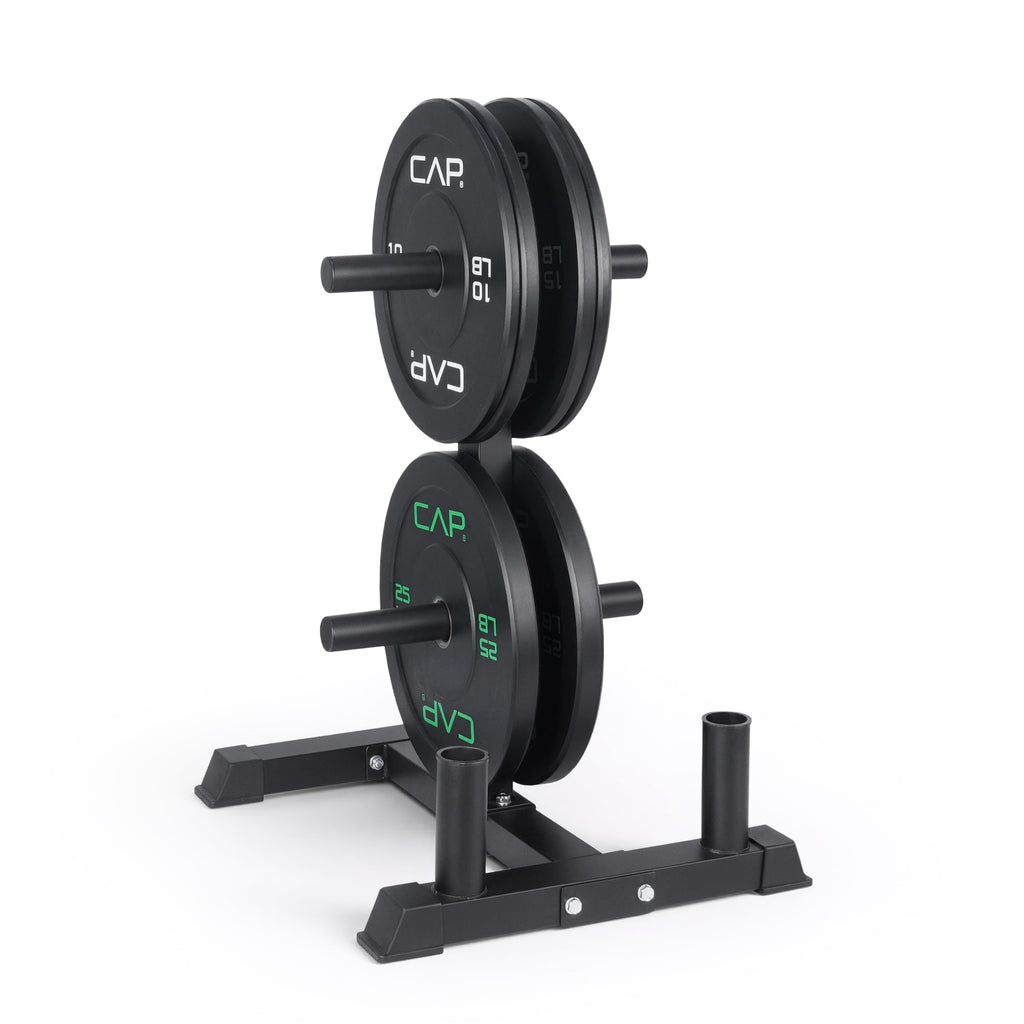 CAP 260lb Competition Olympic Bumper Plate Weight Set