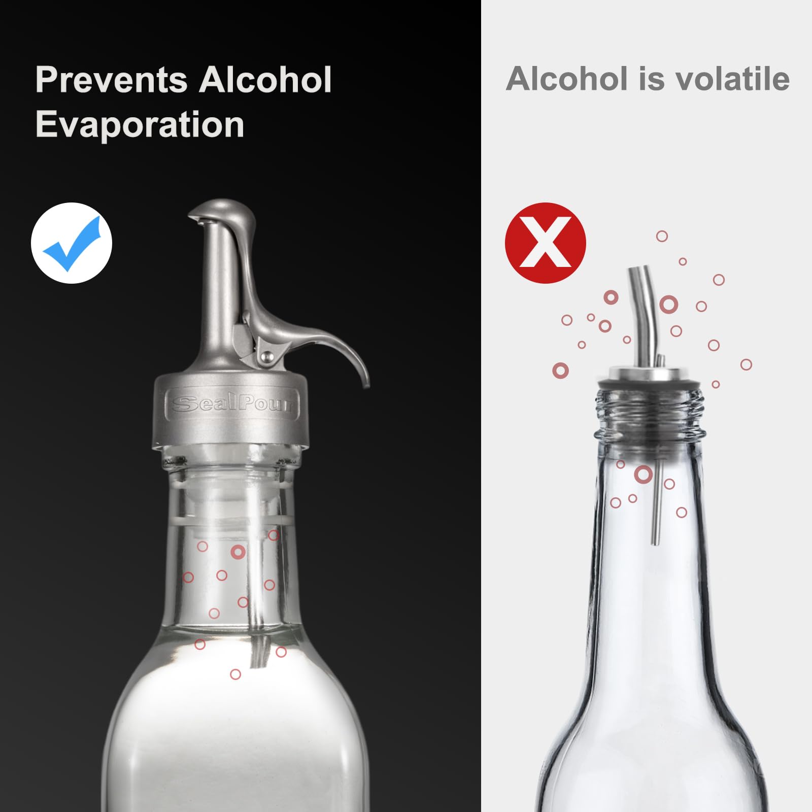 Oil Pour Spout, Olive Oil Spouts, Dispenser Pour Spouts for Bottles