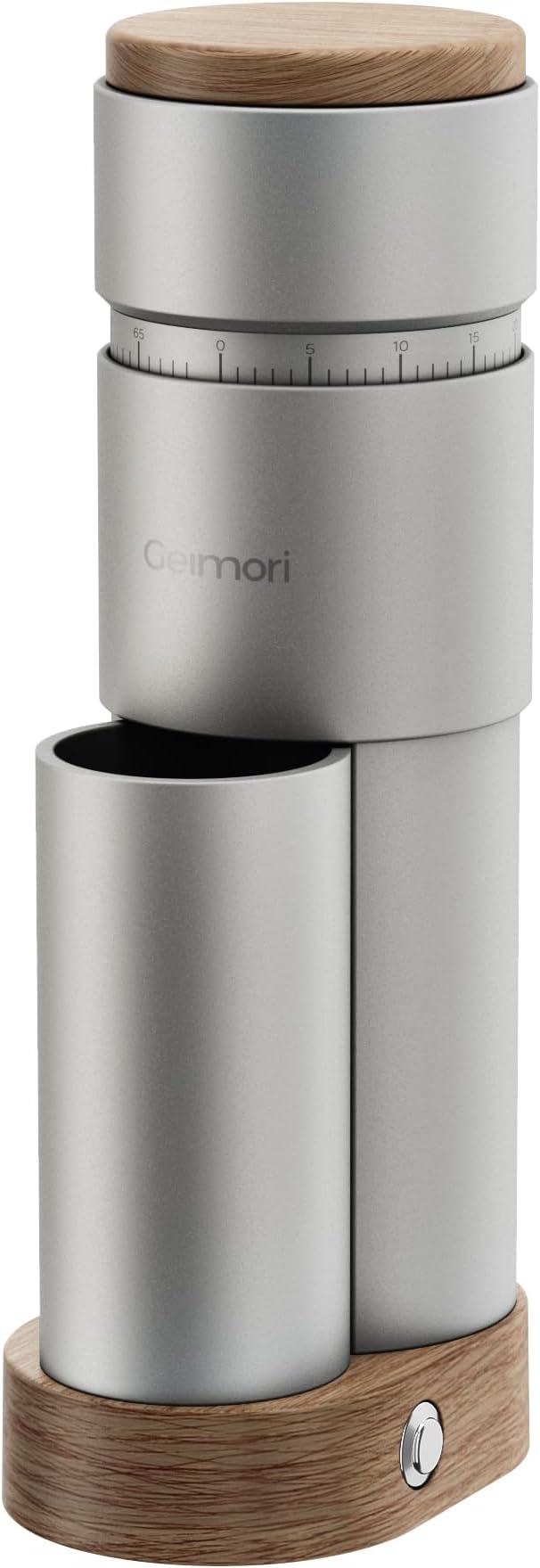 wirsh Burr Coffee Grinder, Single Dose Coffee Grinder T38 Plus with Anti-Static Tech and Stepless Grind Settings from Fine to Coarse for Espresso,Drip,French Press,Home&Travel Use