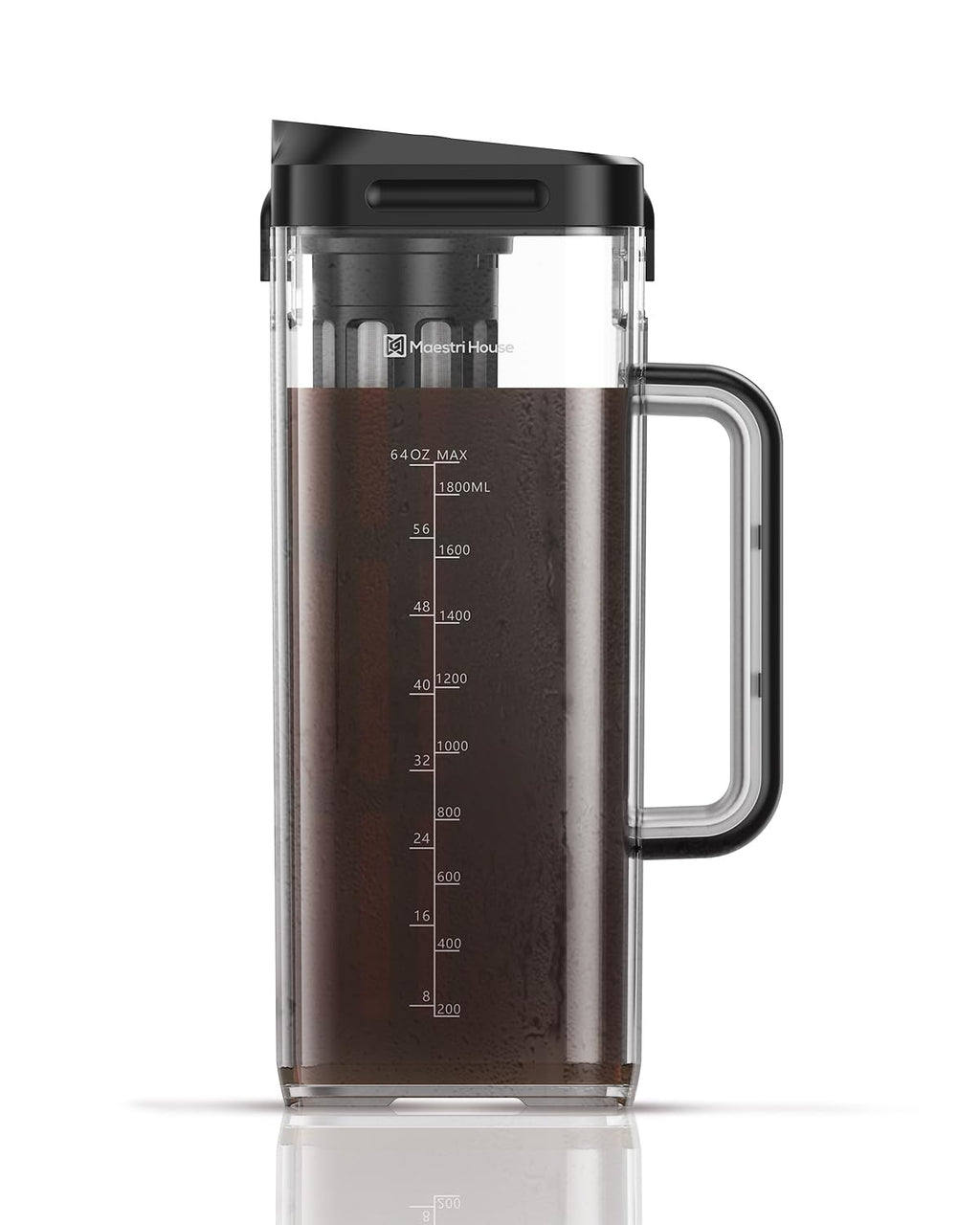 Maestri House Cold Brew Coffee Maker, 64oz BPA-Free Tritan Pitcher