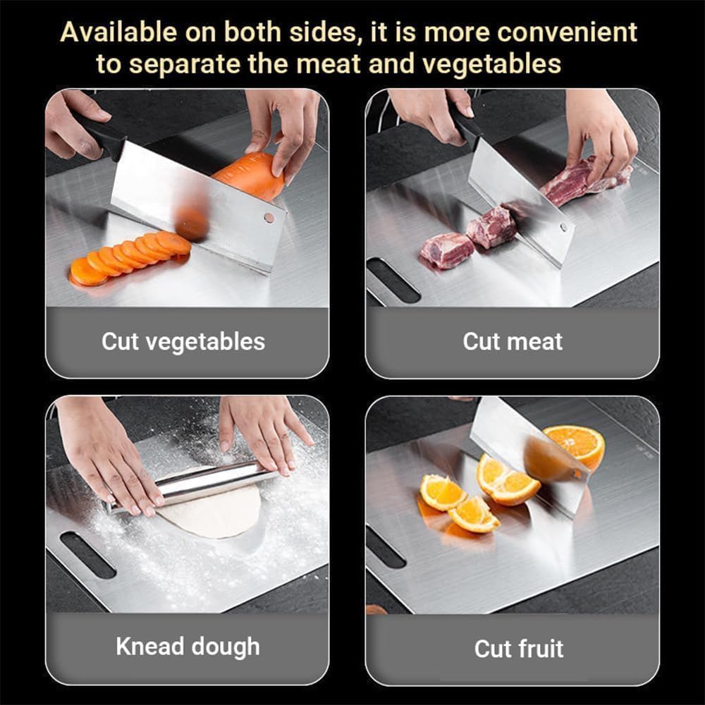 Titanium Cutting Board - 100% Pure for Kitchen - Cutting Edge Hygiene & Durability, Home Cooking