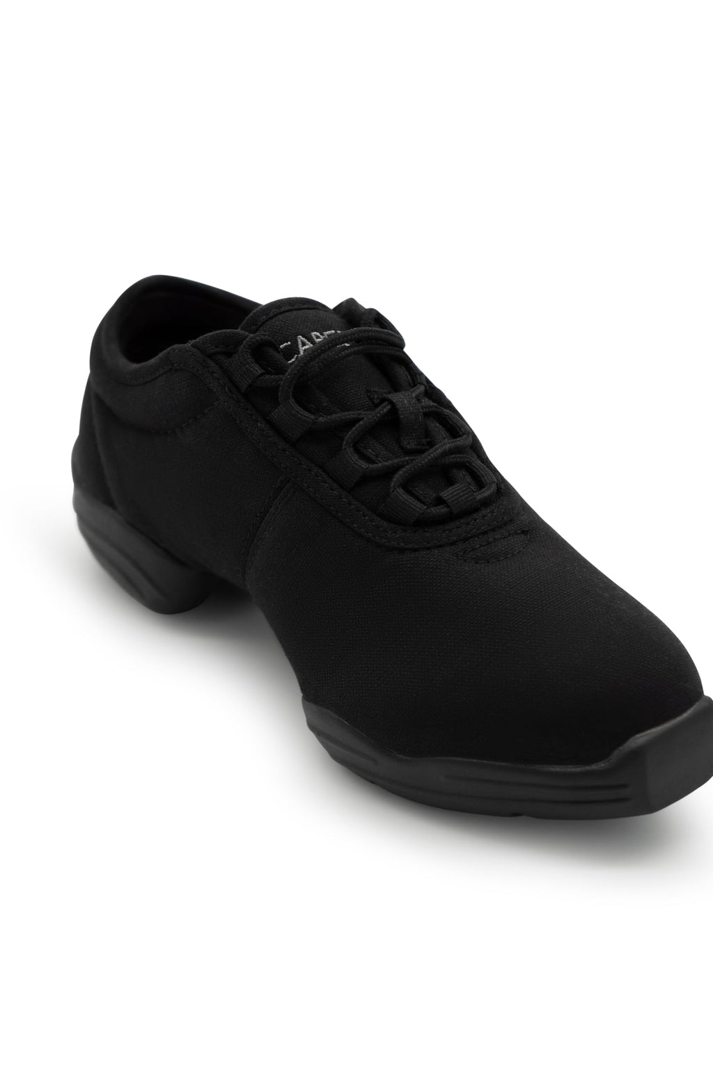 Capezio womens Canvas Sneaker dance shoes, Black, 9.5 US