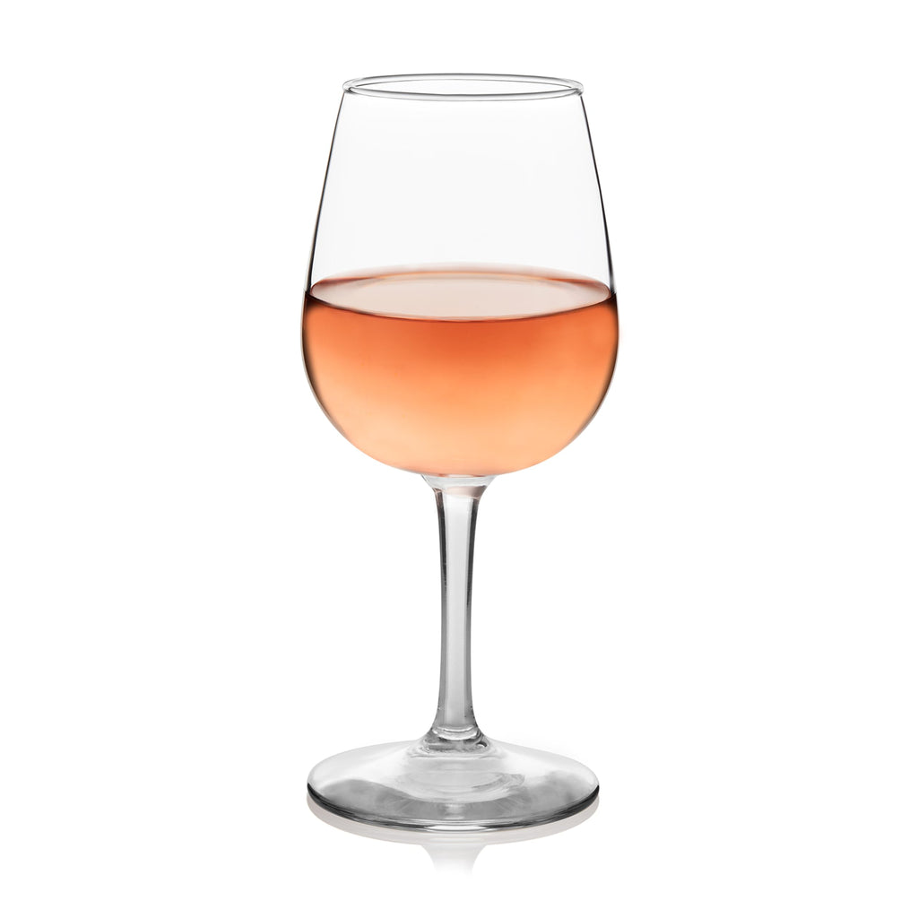Libbey Vina Glassware Set, Elegant, Balloon-Shaped Red Wine Glasses Set of 6, Long Stem Wine Glasses for Weddings, Birthdays, and Special Occasions