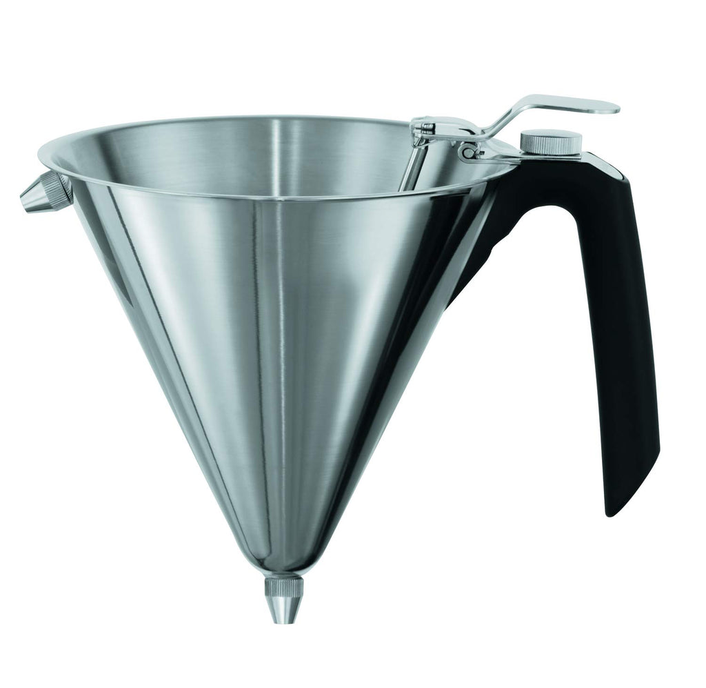 Rösle Stainless Steel Confectionary Funnel with Silicone Handle