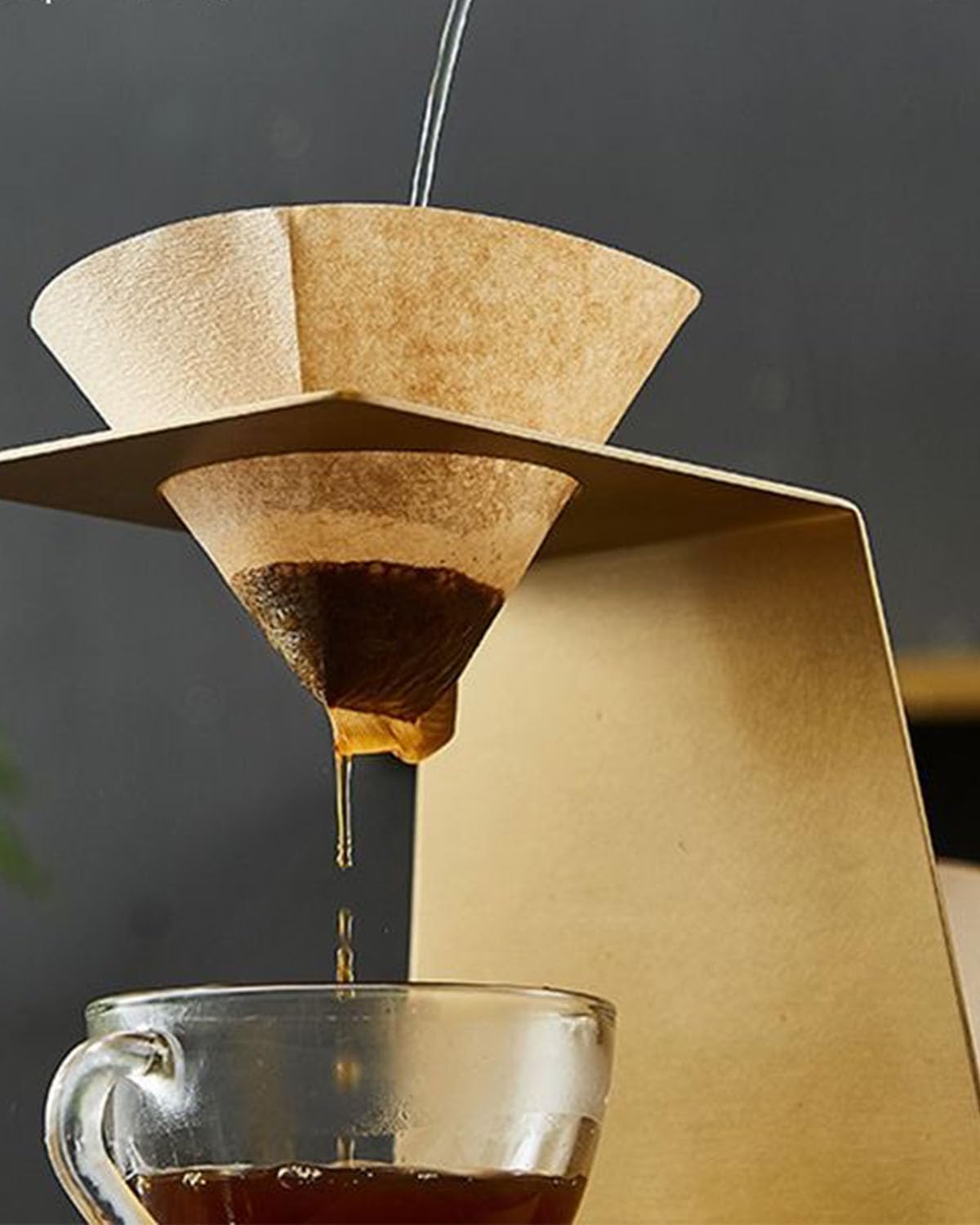 Coffee Filters #4 for Ninja, Mr. Coffee, 8-12Cup, Unbleached 100Ct