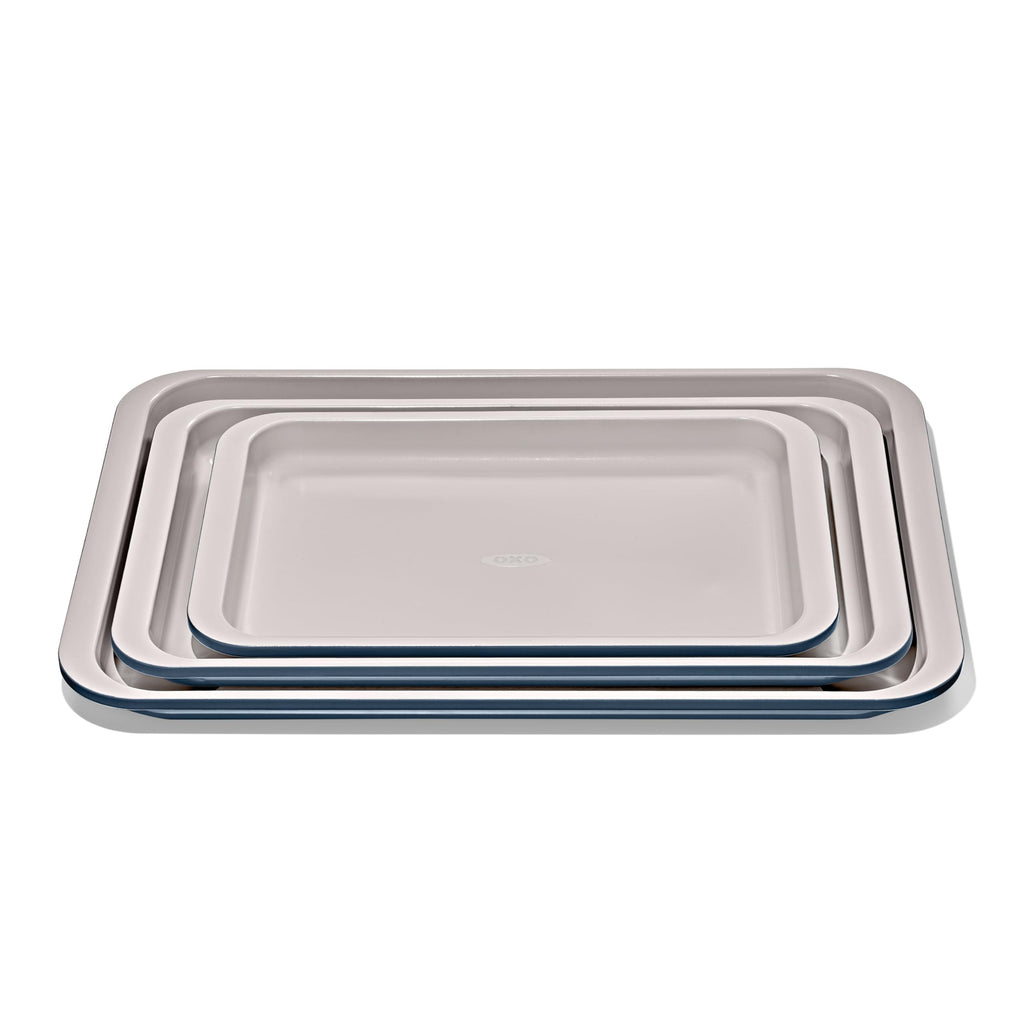 OXO Good Grips Non-Stick Pro Ceramic Coated Metal Bakeware Half Sheet Pan