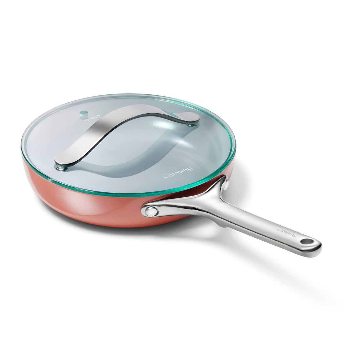 Caraway Ceramic Non-Stick Fry Pan Set with Glass Lids