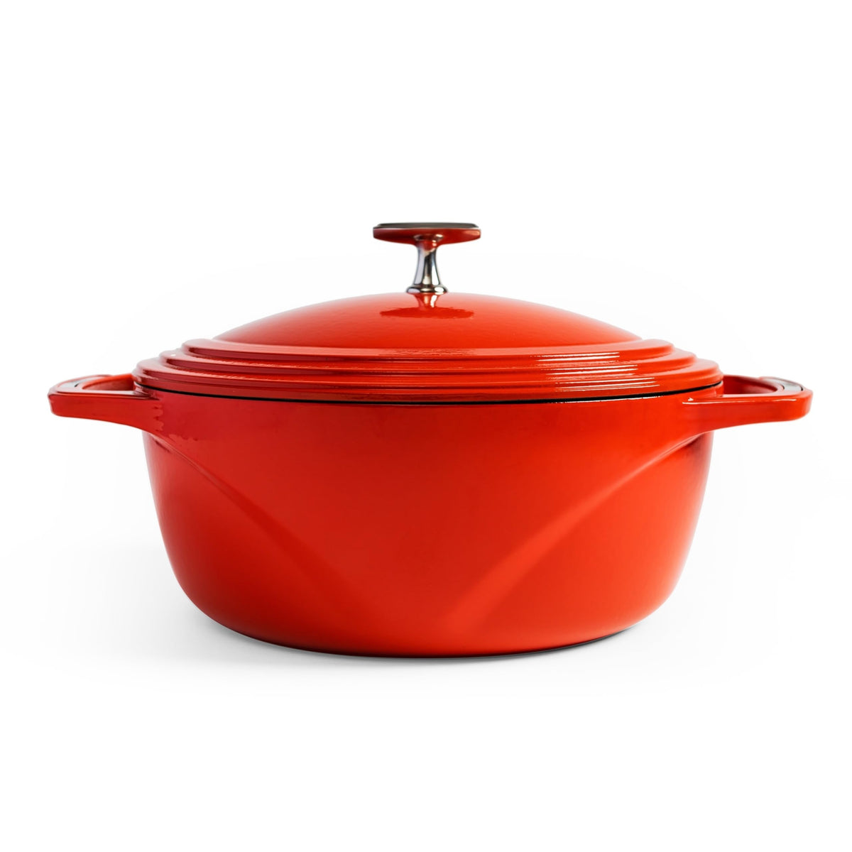Lodge USA Enamel 4.5 Quart Dutch Oven, Cherry on Top