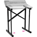 Liquid Stands Portable Audio Mixer Stand - Angled Foldable & Adjustable Studio Music Mixer Synth, MPC Stand For Drum Machines, DJ Turntables, Audio Rack Music Equipment & More