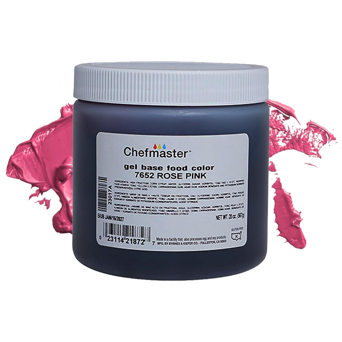 Chefmaster Lemon Yellow Gel Food Coloring | Vibrant Color | Professional-Grade Dye for Icing, Frosting, Fondant | Baking & Decorating | Fade-Resistant | Easy-to-Use | Made in USA | 1 oz