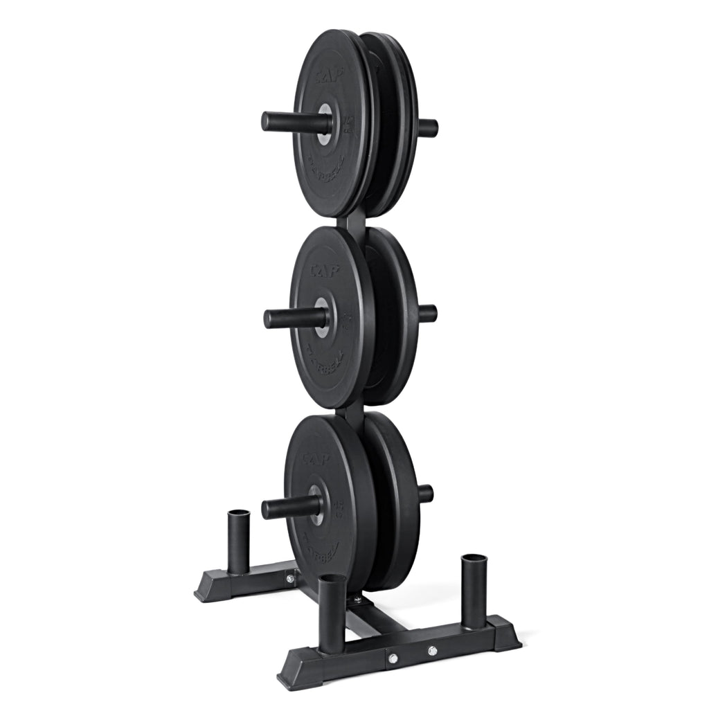 CAP 260lb Competition Olympic Bumper Plate Weight Set