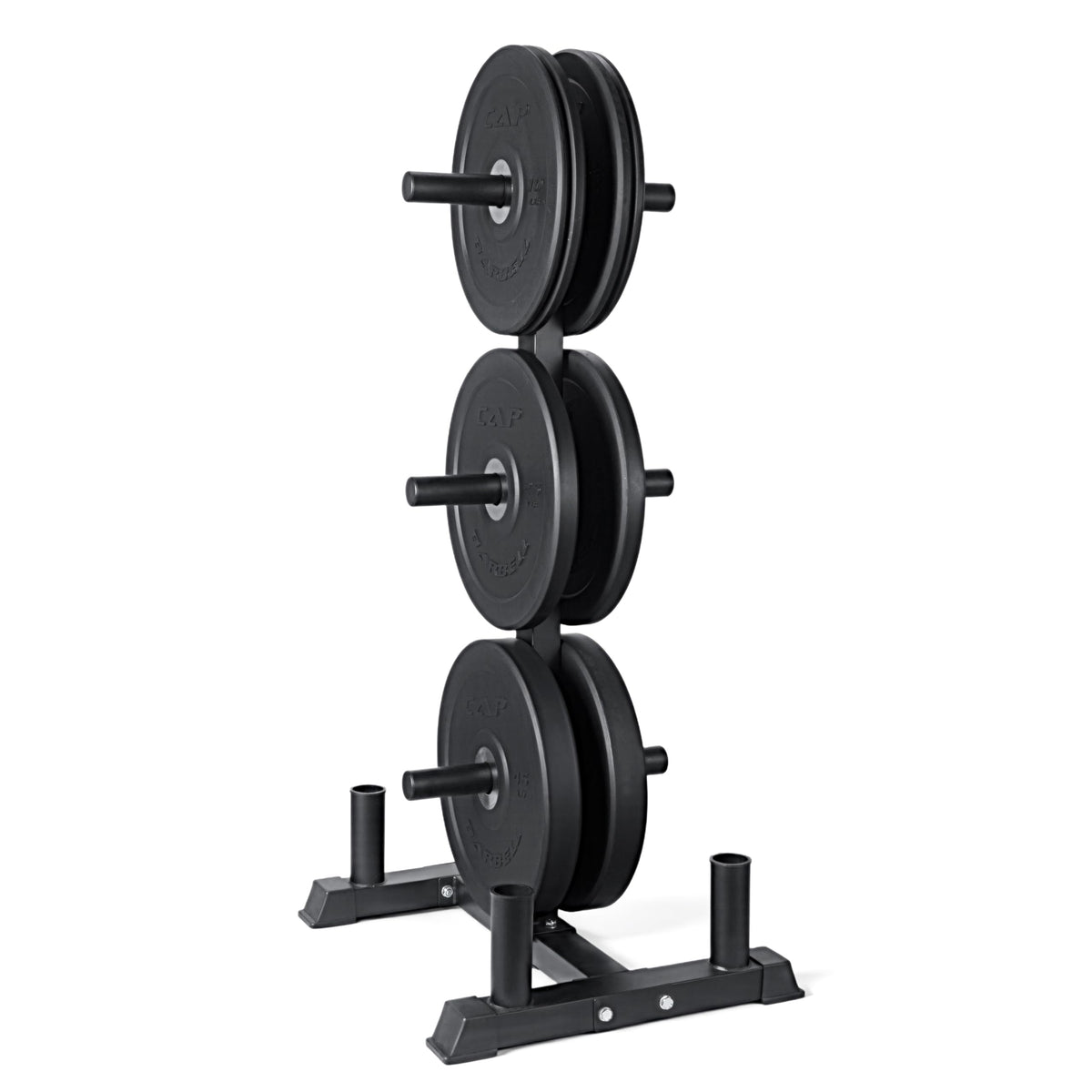 CAP 260lb Competition Olympic Bumper Plate Weight Set