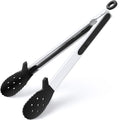 12" Kitchen Tongs for Cooking, 600ºF Heat Resistant Silicone Cooking Tongs