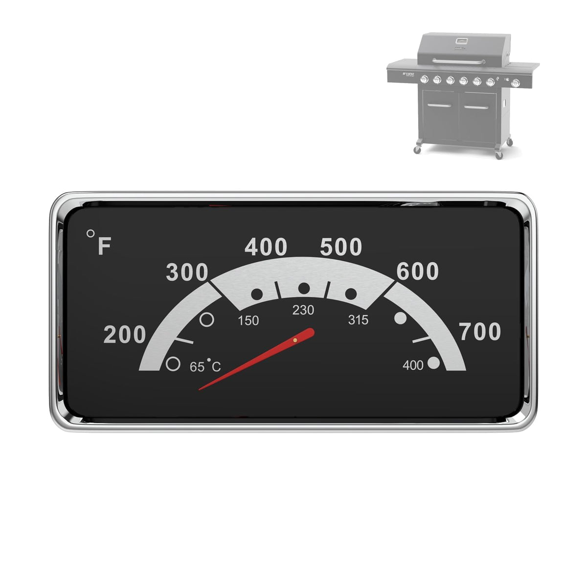 3 5/8" Grill Thermometer Gauge for Nexgrill 720-0830A