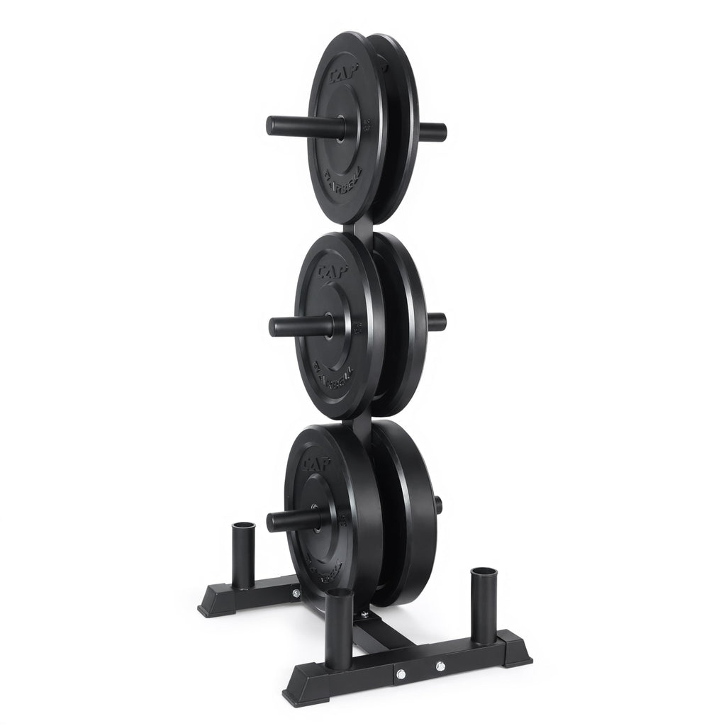 CAP 260lb Competition Olympic Bumper Plate Weight Set