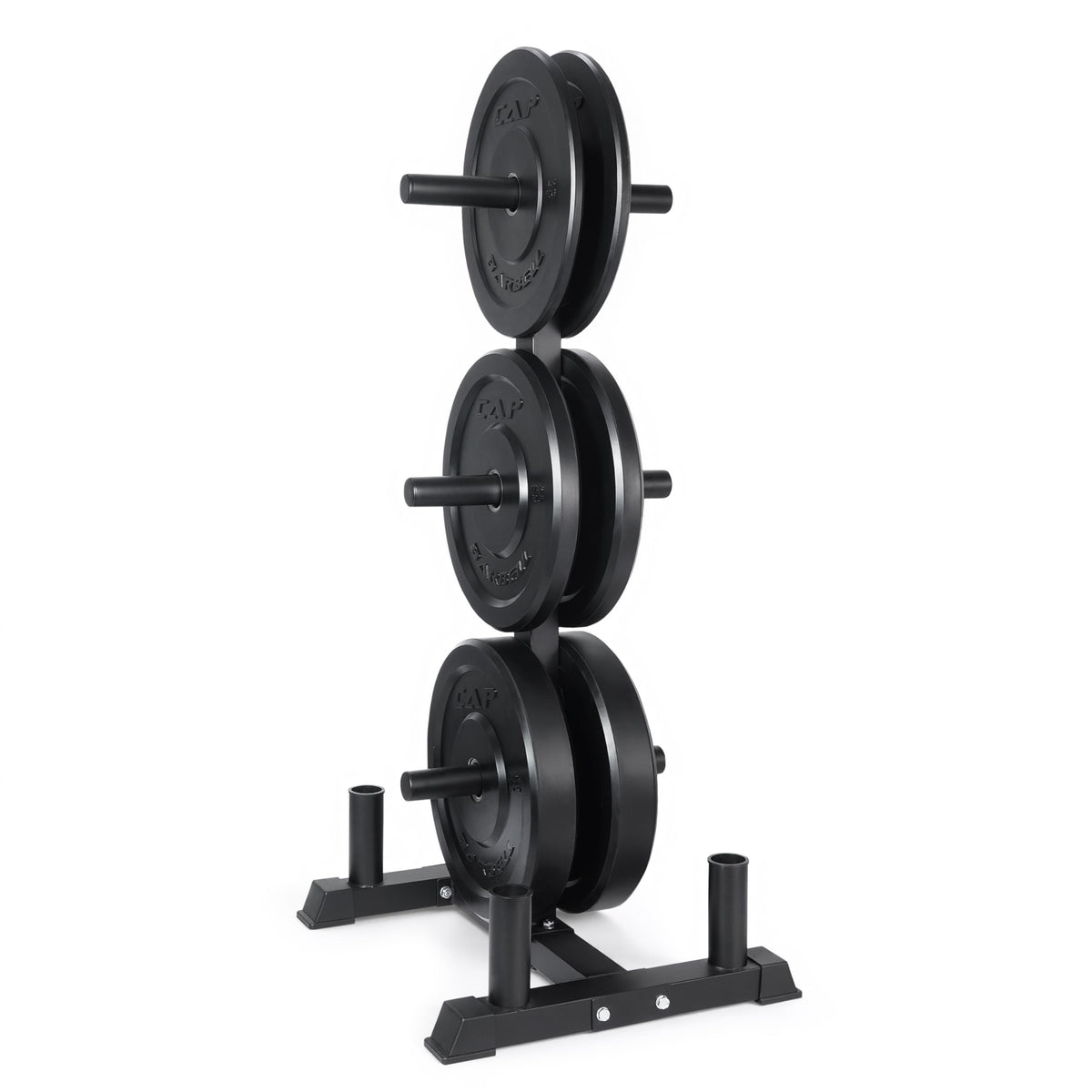 CAP 260lb Competition Olympic Bumper Plate Weight Set