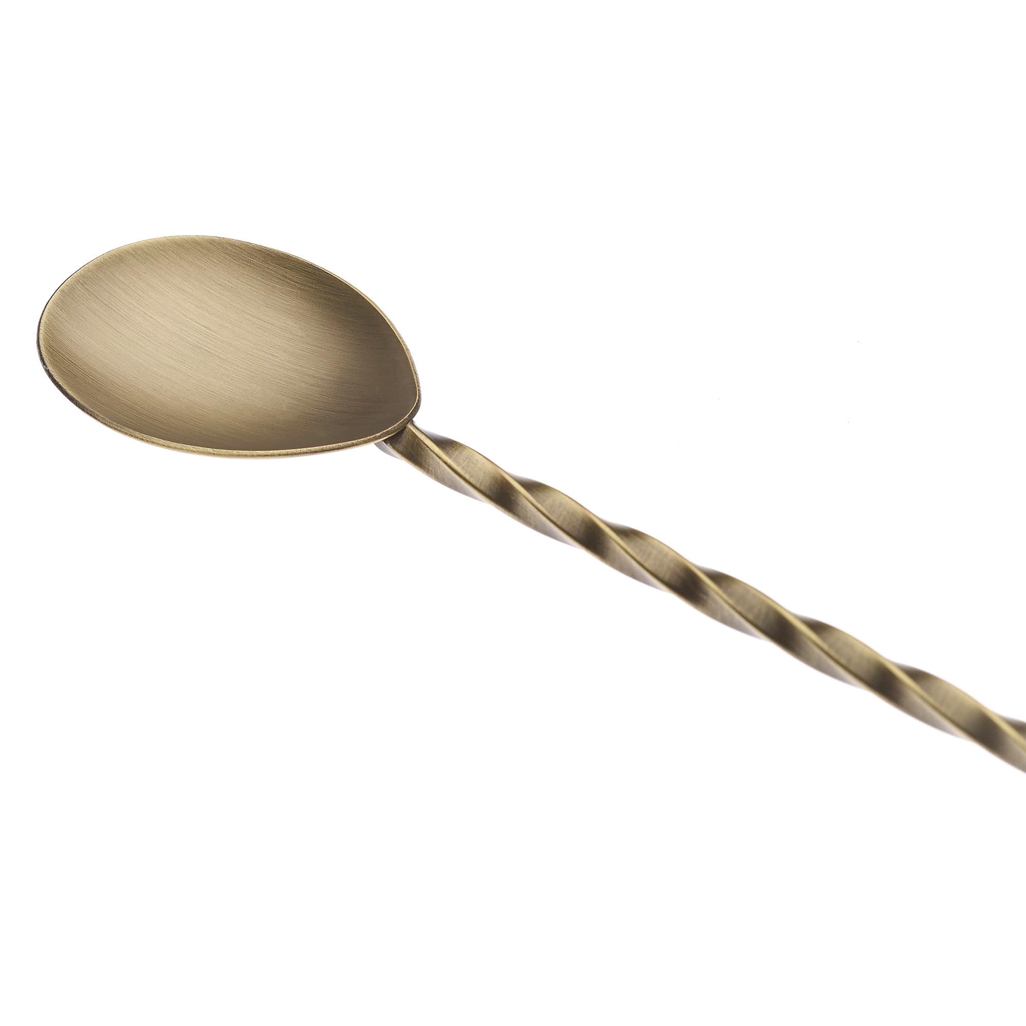 Barfly Bar Spoon with Muddler, 11 13/16" (30 cm), Antique Gold